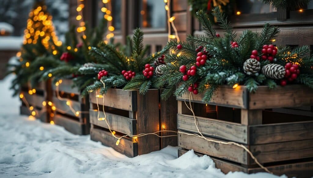 Holzkisten Weihnachtsdeko Holzkisten Weihnachtsdeko