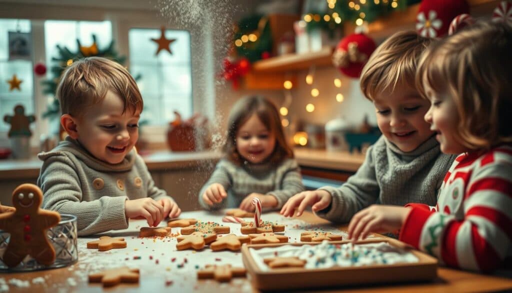 Weihnachtsbäckerei mit Kindern