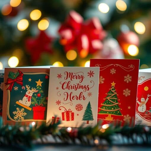 frohe Weihnachten Karte