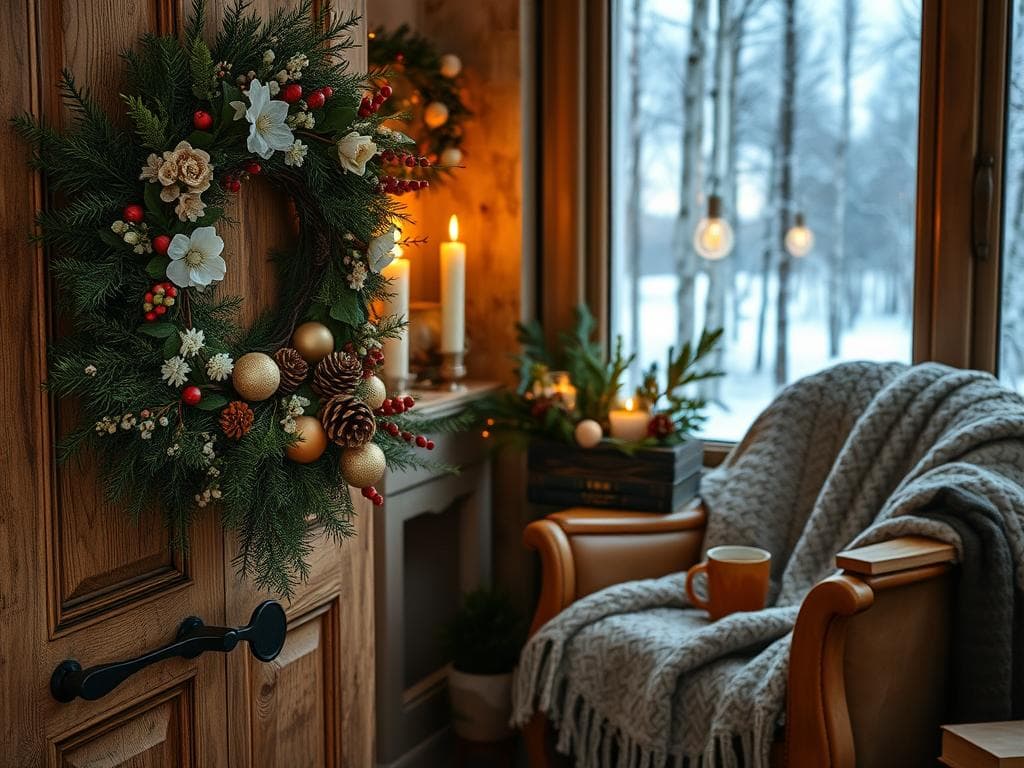 Skandinavische Weihnachtsdekoration