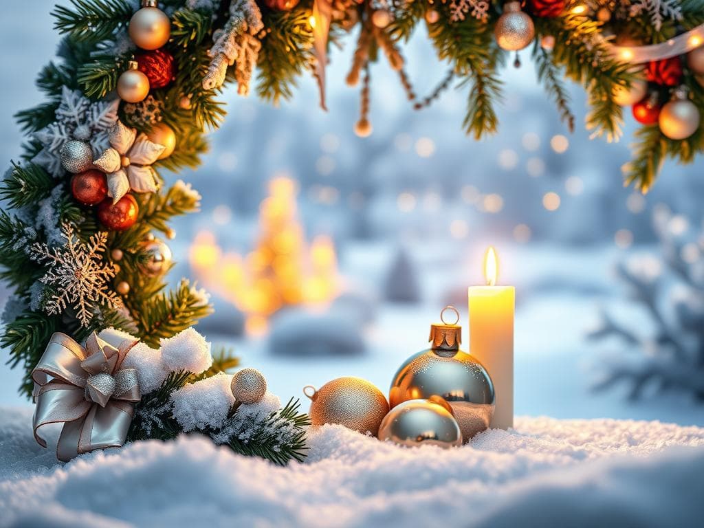 Weihnachtskarten mit Glitzermotiven Weihnachtskarten mit Glitzermotiven