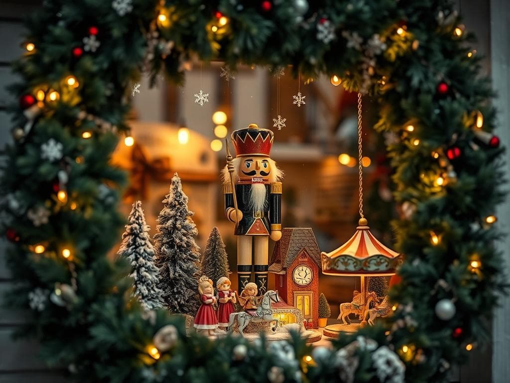 Weihnachtliche Fensterdekoration