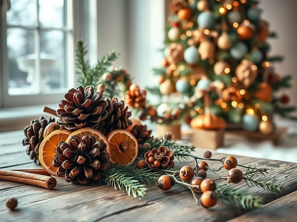 Weihnachtsdeko selber machen Naturmaterialien