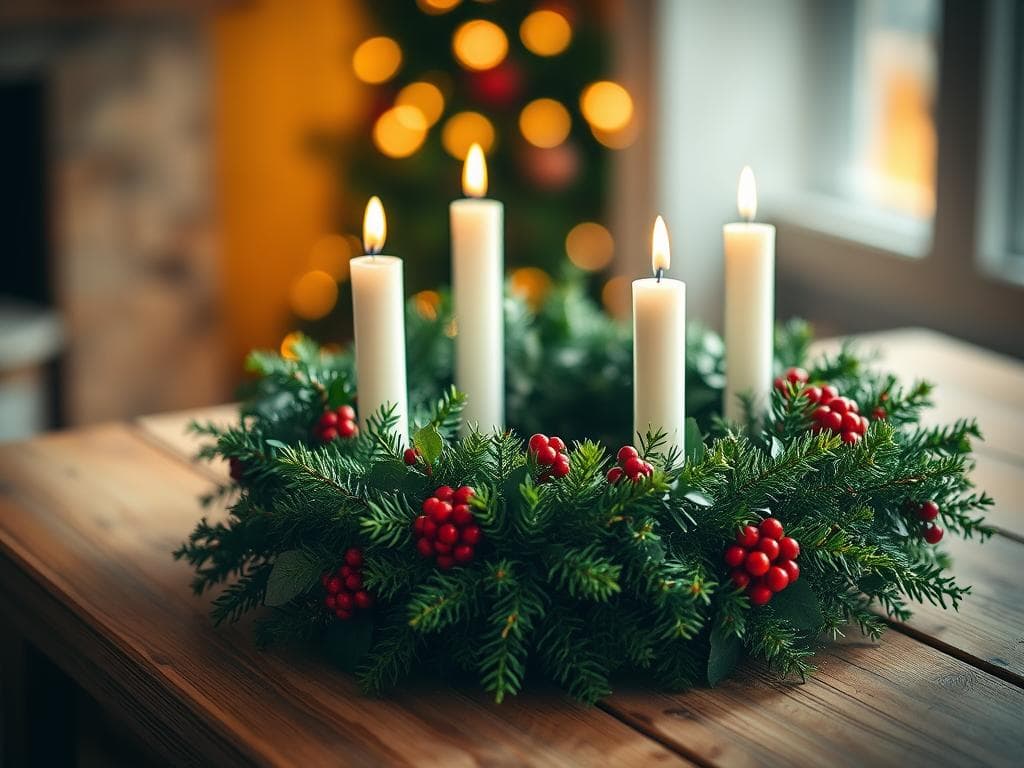 Irischer Adventskranz