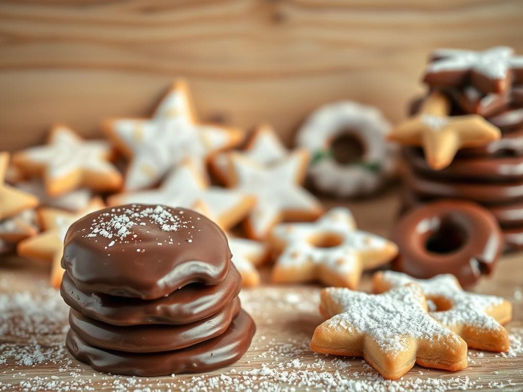 Weihnachtsplätzchen Rezept mit Schokolade