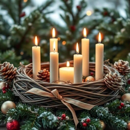 Wer hat den Adventskranz erfunden