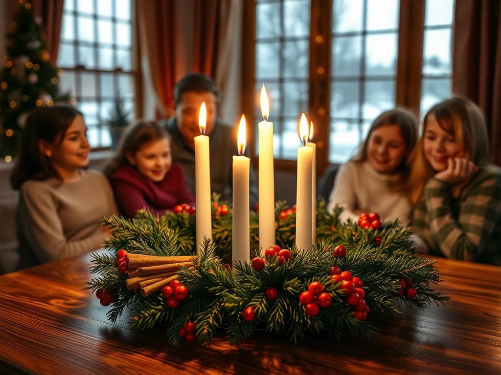 Adventskranz Familientradition