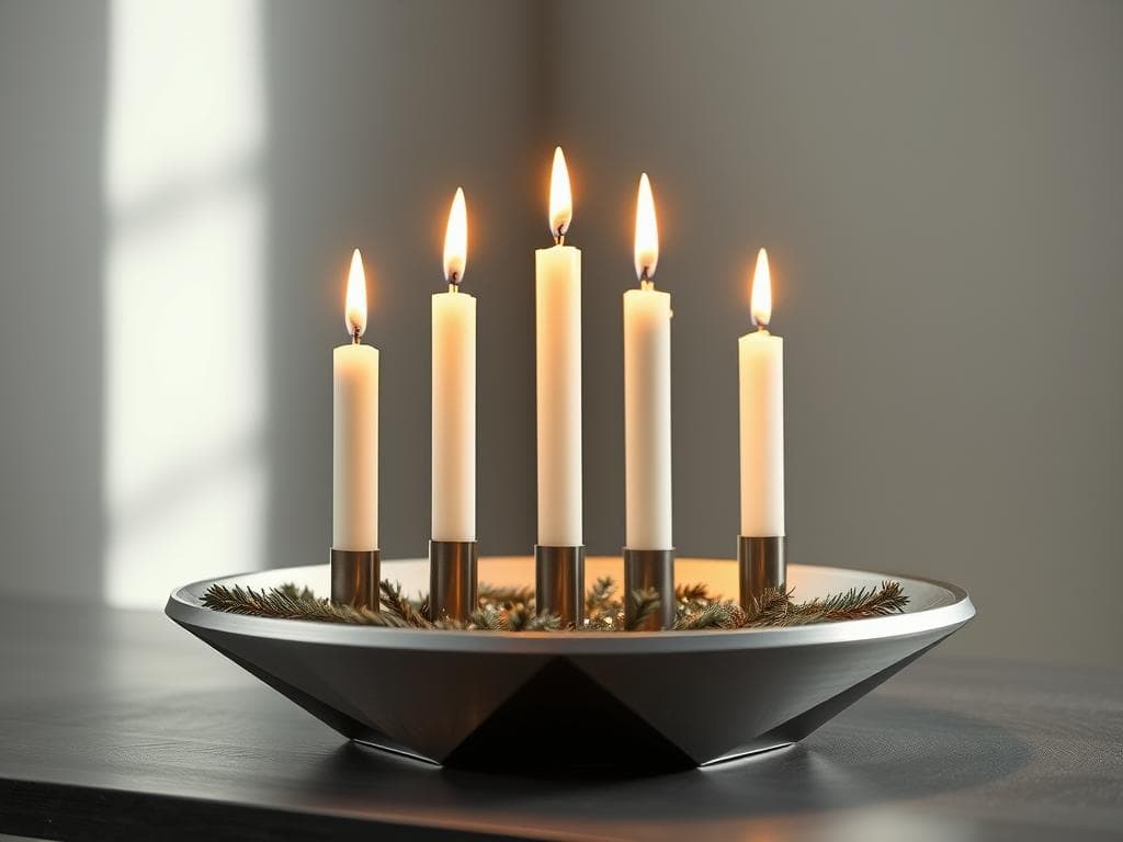 Moderner Adventskranz Design Moderner Adventskranz Design