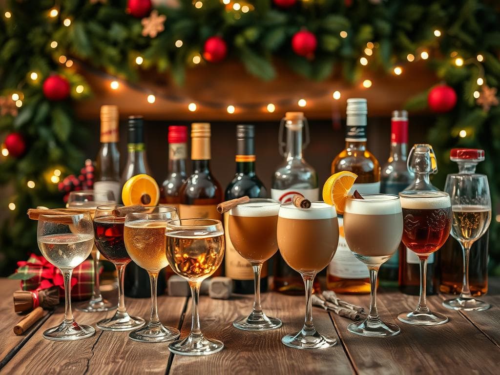 Weihnachtliche Getränkeauswahl Weihnachtliche Getränkeauswahl