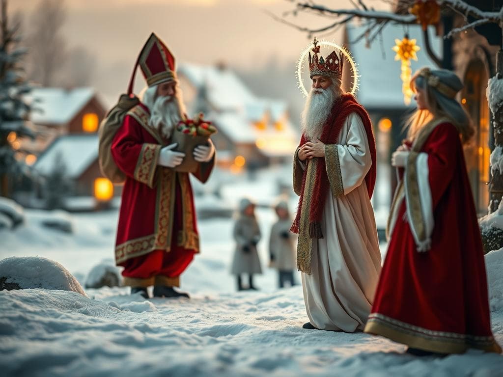 Nikolaus und Christkind Traditionen Nikolaus und Christkind Traditionen