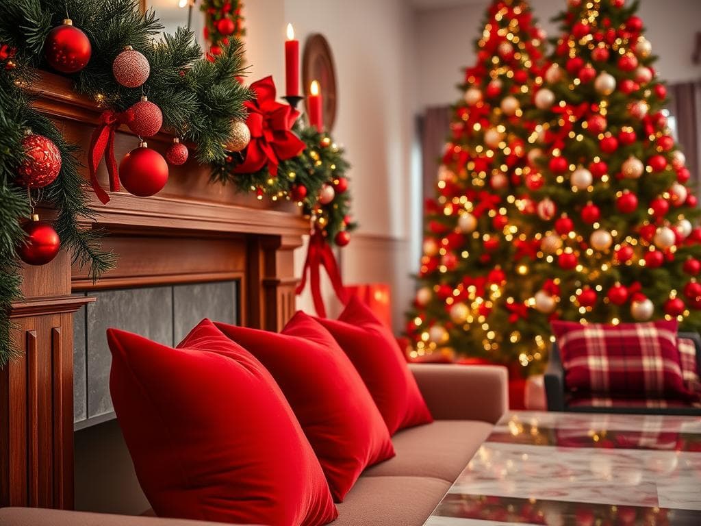 Weihnachtsdeko Rot