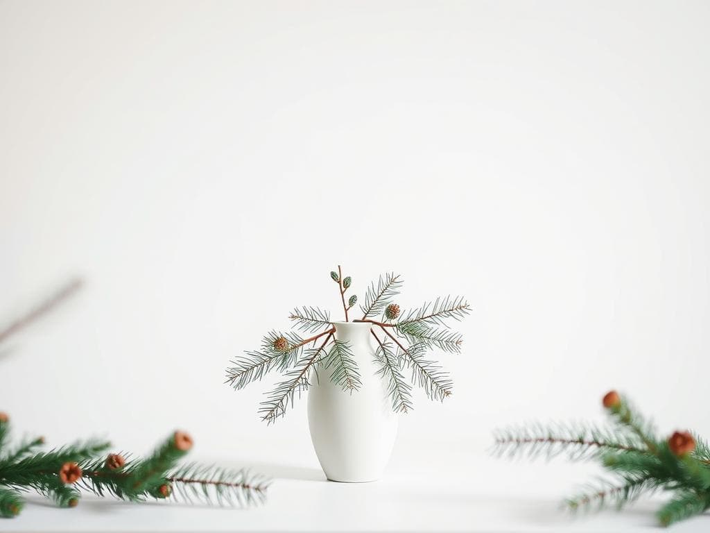 Minimalistische Weihnachtsdeko