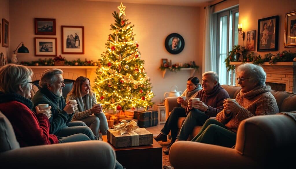Familie Weihnachtsfeier