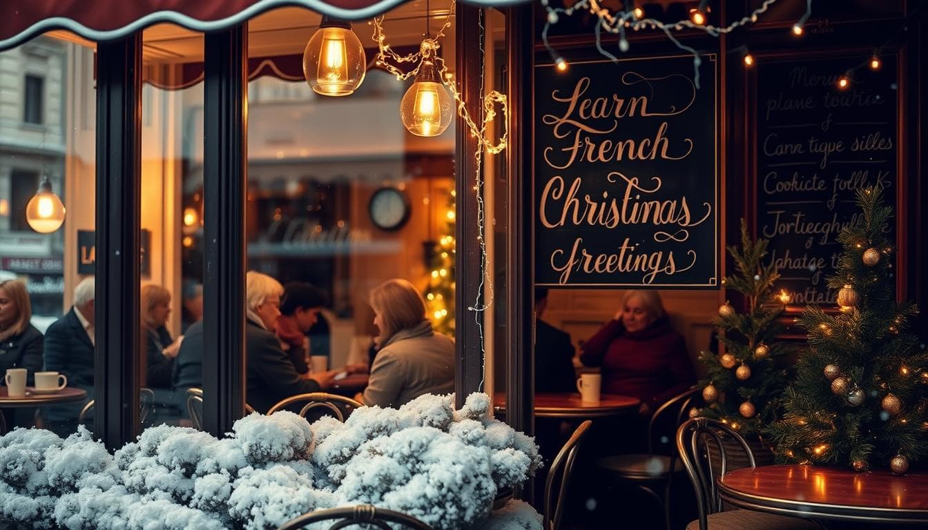 Frohe Weihnachten auf Französisch