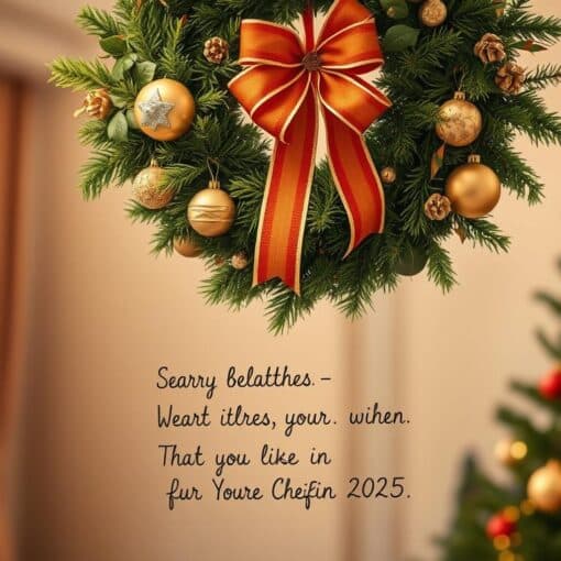 Weihnachtsspruch für Chefin