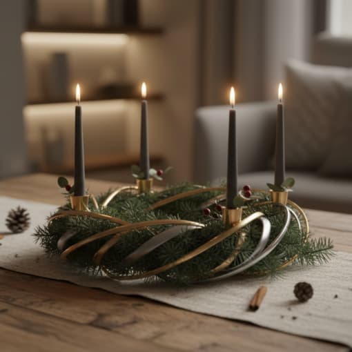 Adventskranz für Männer