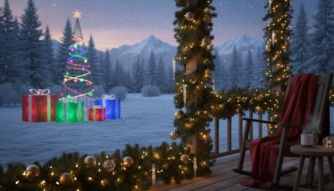 Außergewöhnliche Weihnachtsdeko außen
