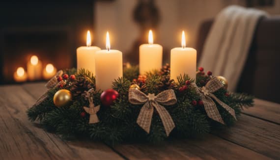 Die Geschichte des Adventskranzes – Ursprung & Bedeutung