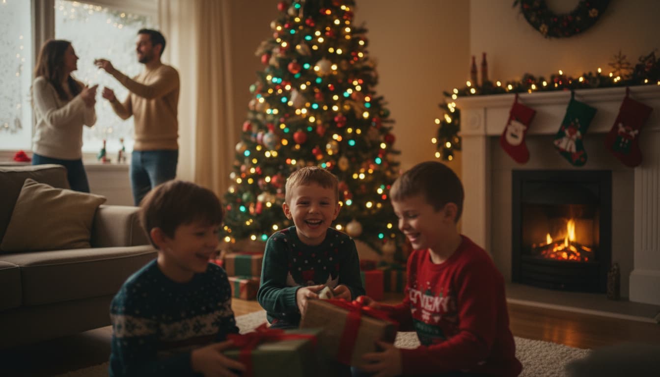 Frohe Weihnachten lustig