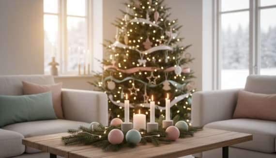 Skandinavische Weihnachtsdeko