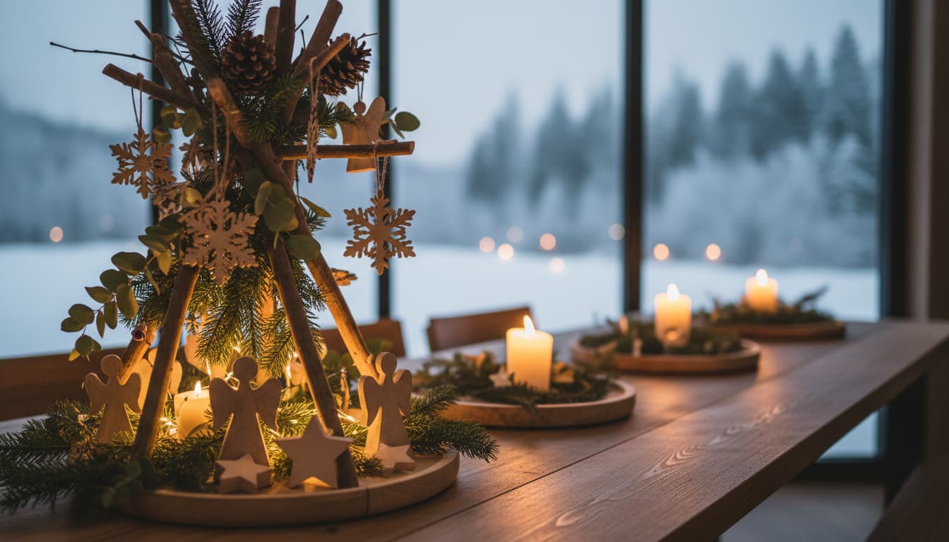 Weihnachtsdeko Holz