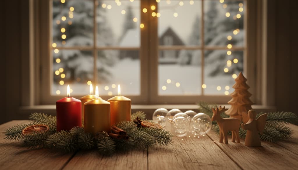 stimmungsvolle Adventszeit Dekoration