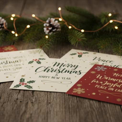 Englische Weihnachtsgrüße