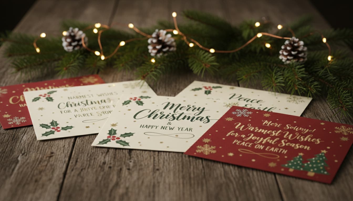 Englische Weihnachtsgrüße