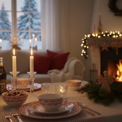 Schwedische Weihnachtsdeko