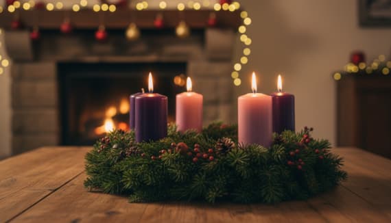 Warum Adventskranz