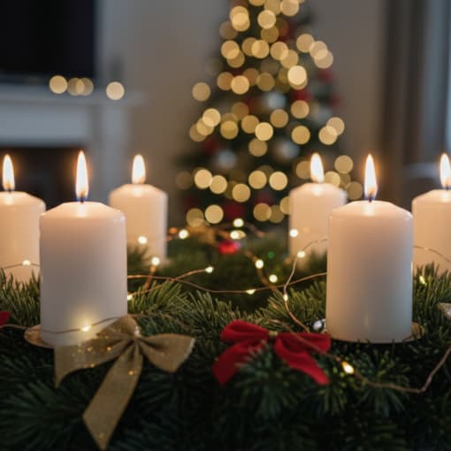 4 Kerzen am Adventskranz Geschichte