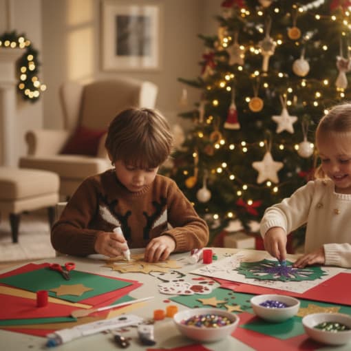 Basteln Weihnachten Kinder einfach