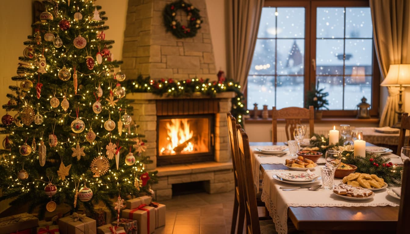 Frohe Weihnachten auf Polnisch