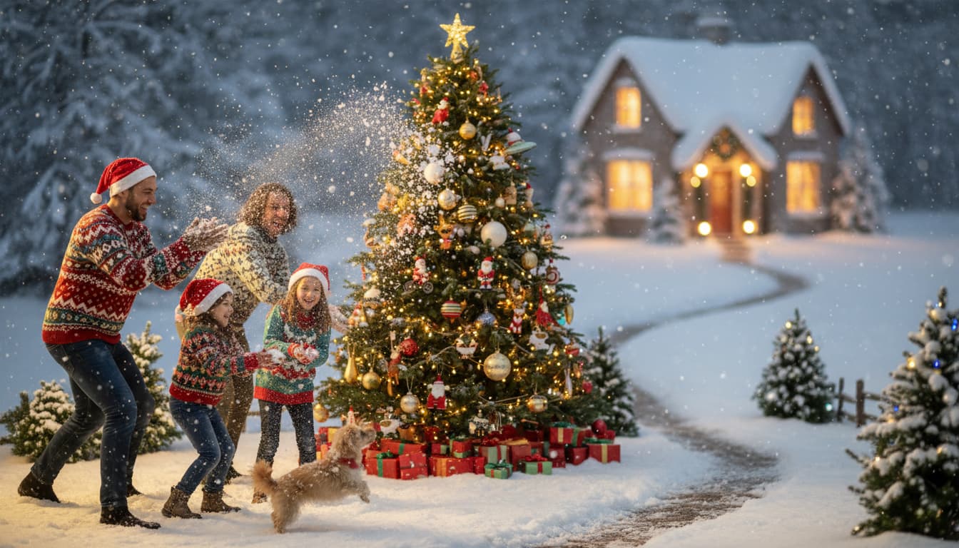 Frohe Weihnachten witzig