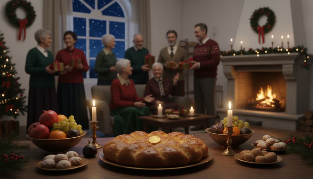 Griechische Weihnachtsbräuche und der Heilige Vasilios
