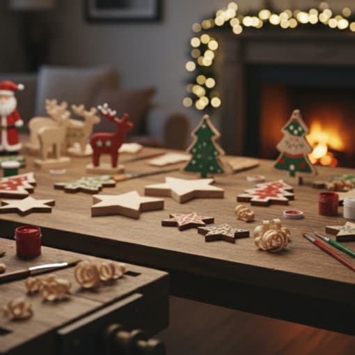 Weihnachtsdeko selber machen Holz