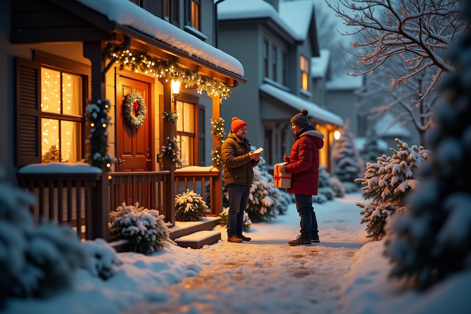weihnachtswünsche für nachbarn-Titel