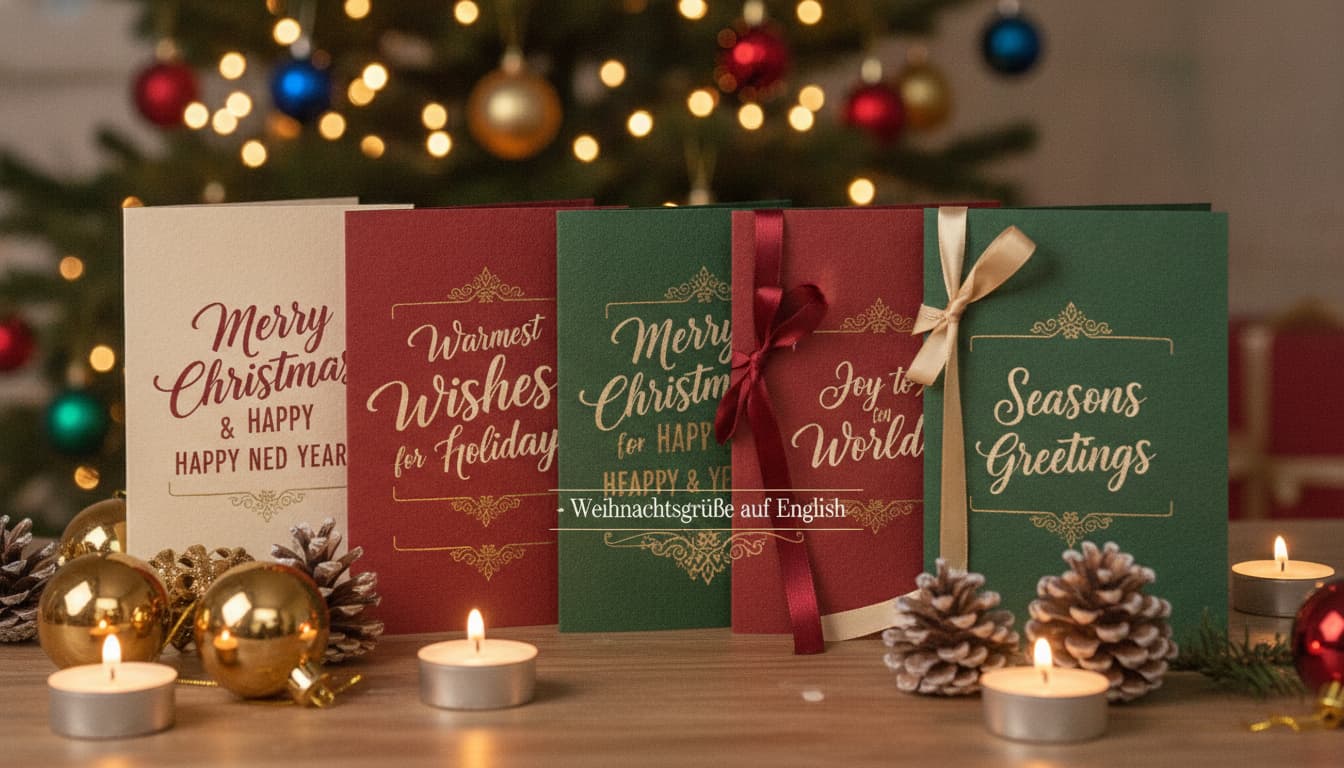 Frohe Weihnachten Englisch