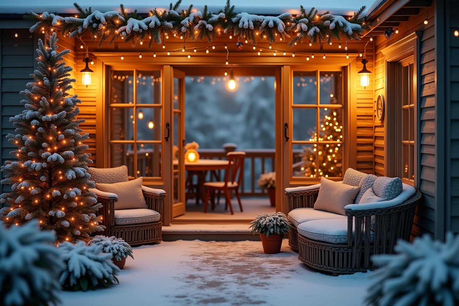 weihnachtsdeko für wintergarten-Titel