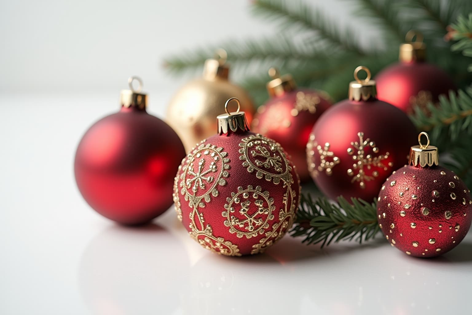 weihnachtskugeln farblich kombinieren-Titel