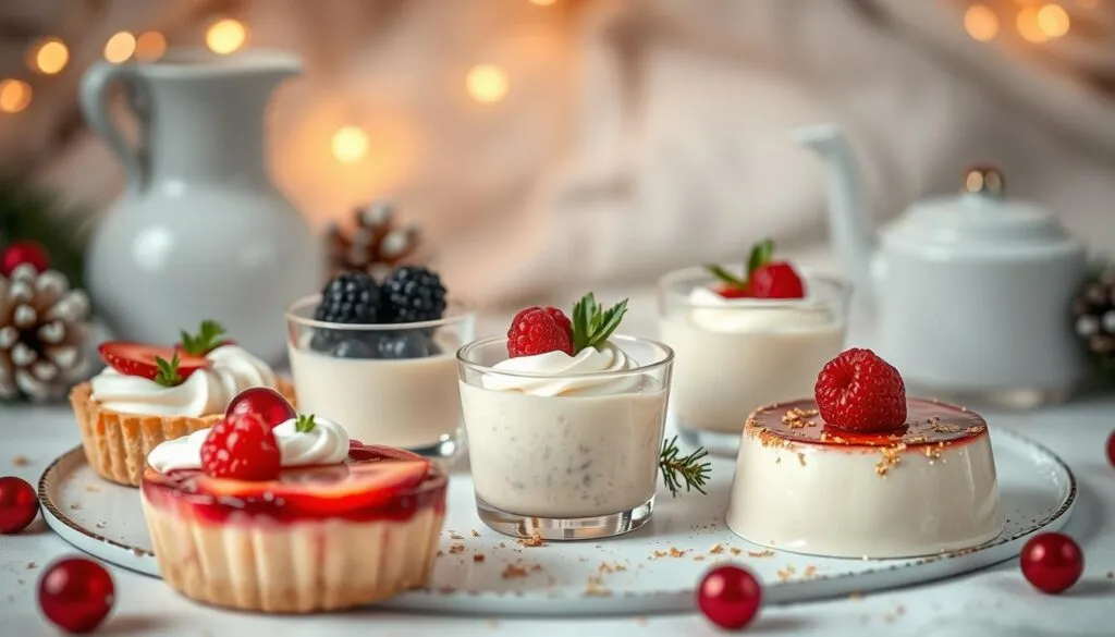 Leichter Weihnachtsnachtisch