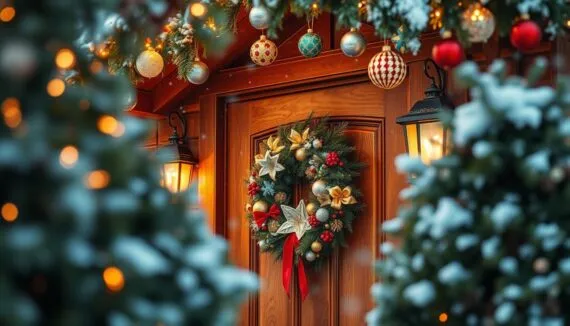 Weihnachtsdeko außen