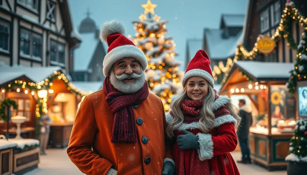 Weihnachtsmann Christkind