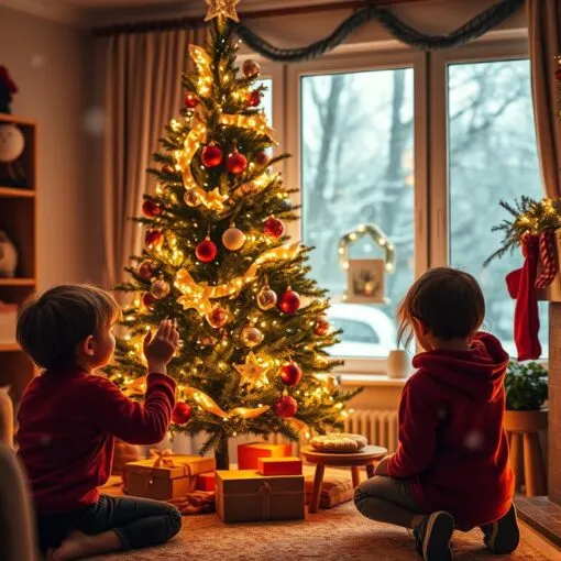 Weihnachtstraditionen mit Kindern