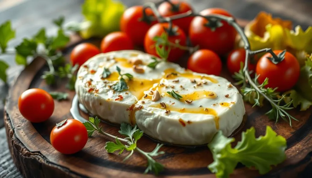 gebackener Cashew-Mozzarella gebackener Cashew-Mozzarella