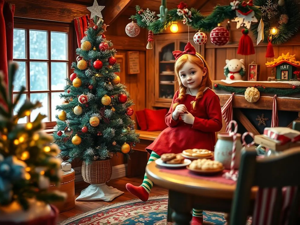 Pippi Langstrumpf Weihnachtsszene