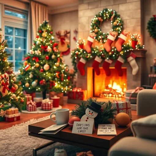 lustige Weihnachtssprüche für Karten