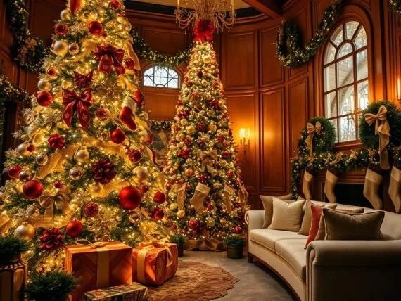 Amerikanische Weihnachtsdeko