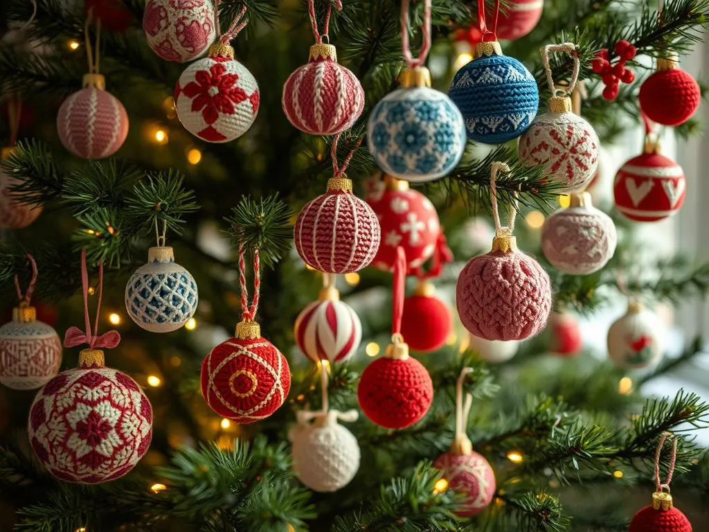 Gehäkelte Christbaumkugeln Anleitung
