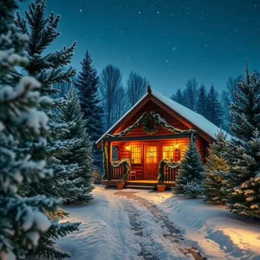 Natürlich Weihnachtsdeko aussen